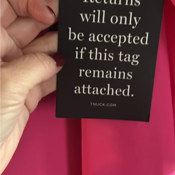 Tuckernuck Electric Pink Bow Jamie Dress Sequin Bow NWT XL - Picture 5 of 11